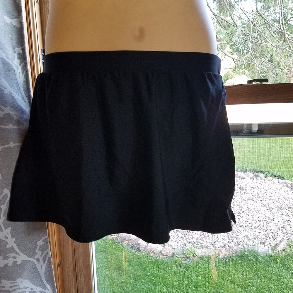 Plus size swim skirt